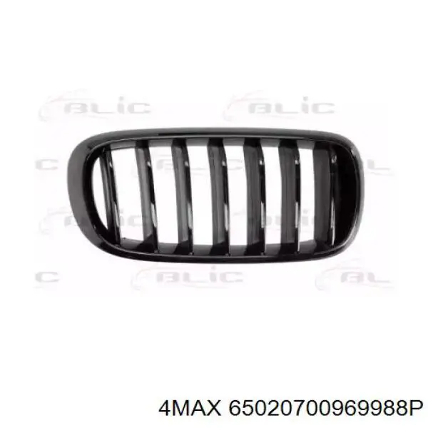 65020700969988P 4max Решетка радиатора левая