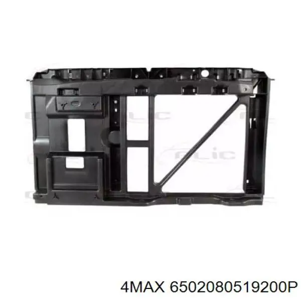 6502080519200P 4max суппорт радиатора в сборе (монтажная панель крепления фар)
