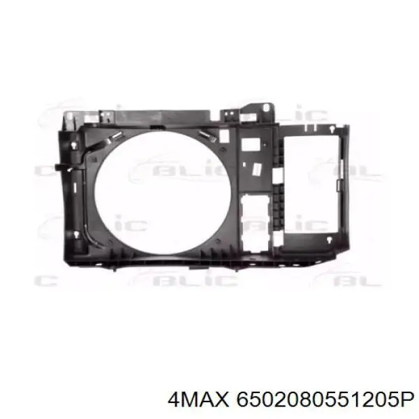 6502080551205P 4max суппорт радиатора в сборе (монтажная панель крепления фар)