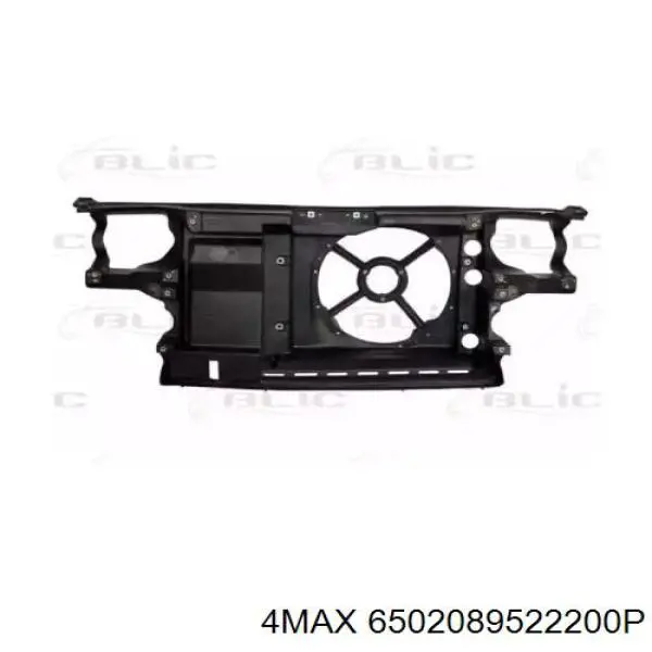 6502089522200P 4max суппорт радиатора в сборе (монтажная панель крепления фар)