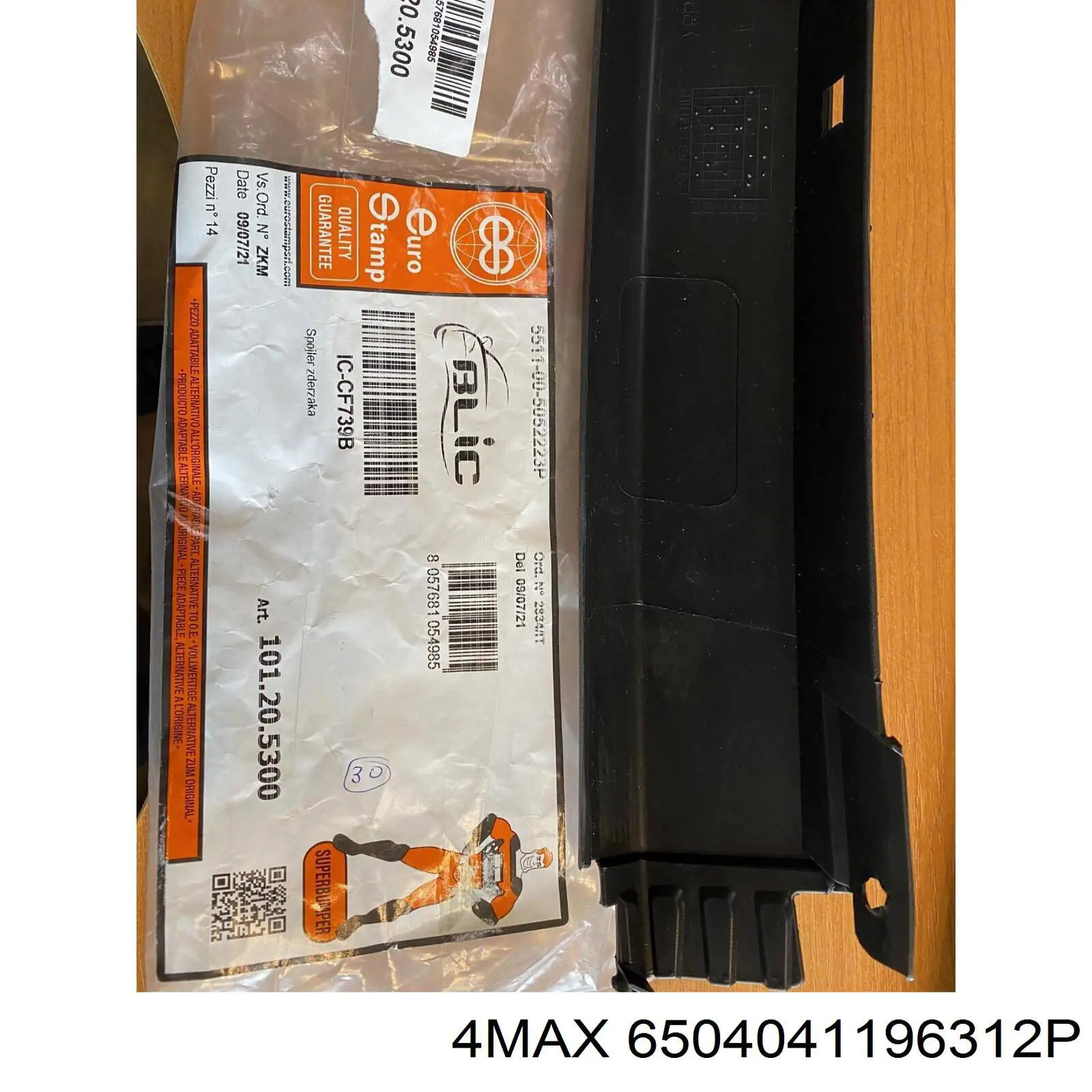 6504041196312P 4max Переднее правое крыло