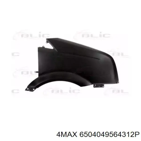 Переднее правое крыло на Volkswagen Crafter 30-50 2E, 2EA, 2EB, 2ED, 2EH, 2EX