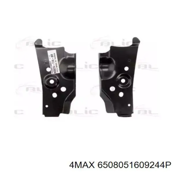 6508051609244P 4max суппорт радиатора правый (монтажная панель крепления фар)