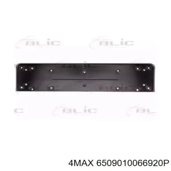 6509-01-0066920P 4max панель крепления номерного знака переднего