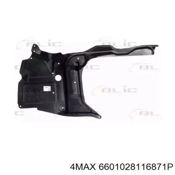 6601-02-8116871P 4max защита двигателя левая