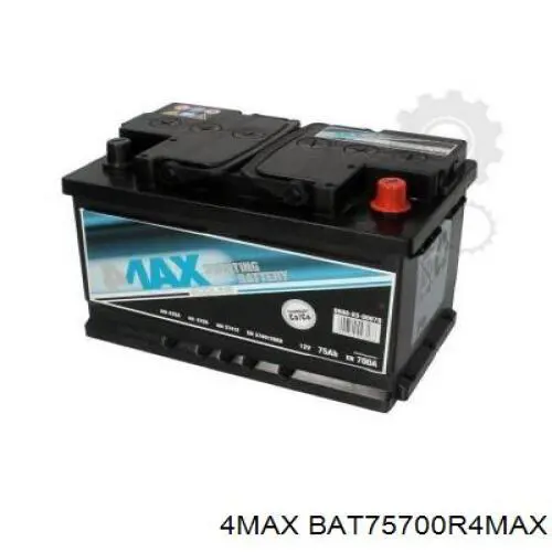 Аккумулятор автомобильный 4max BAT75700R4MAX цена, от 90.24 USD