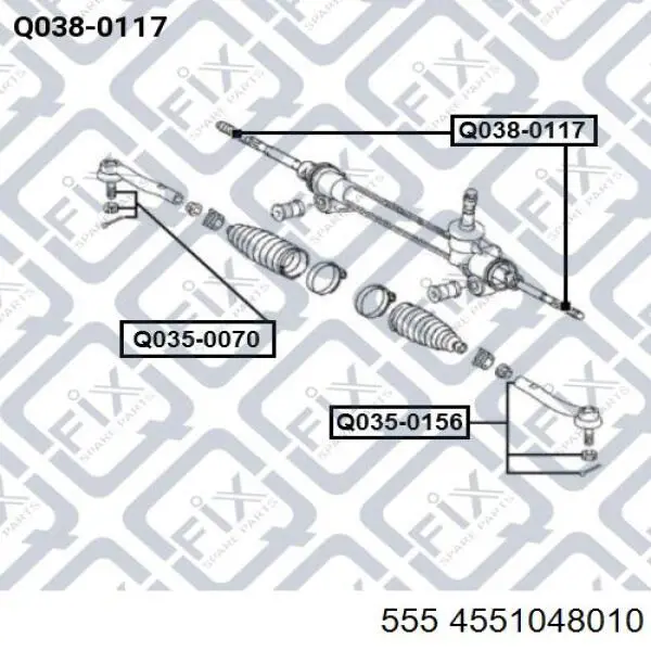 Купить AS3932 ASP Рулевая рейка