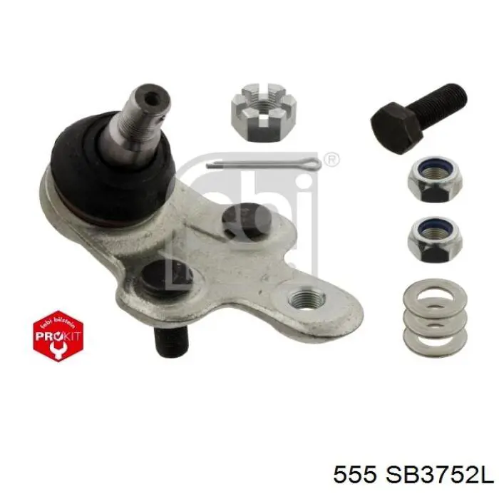 Нижняя левая шаровая опора 555 SB3752L цена, от 20.54 USD