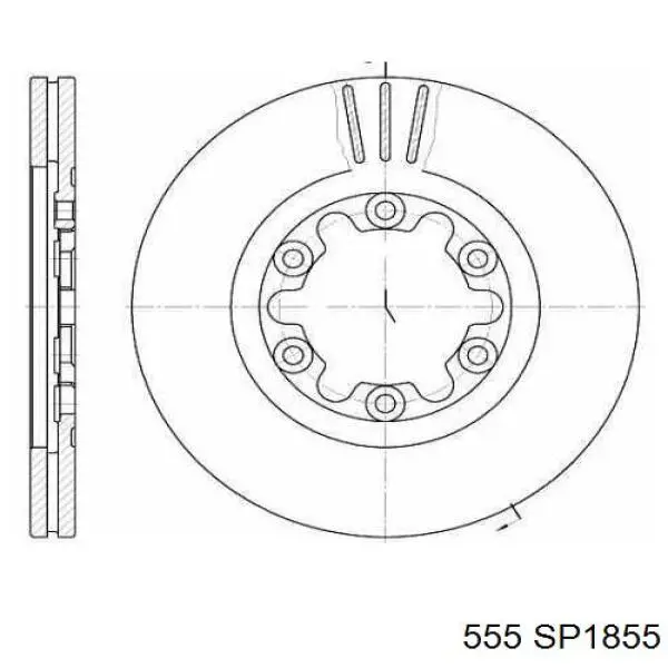 Сошка рулевого управления 555 SP1855 цена, от 47.73 USD