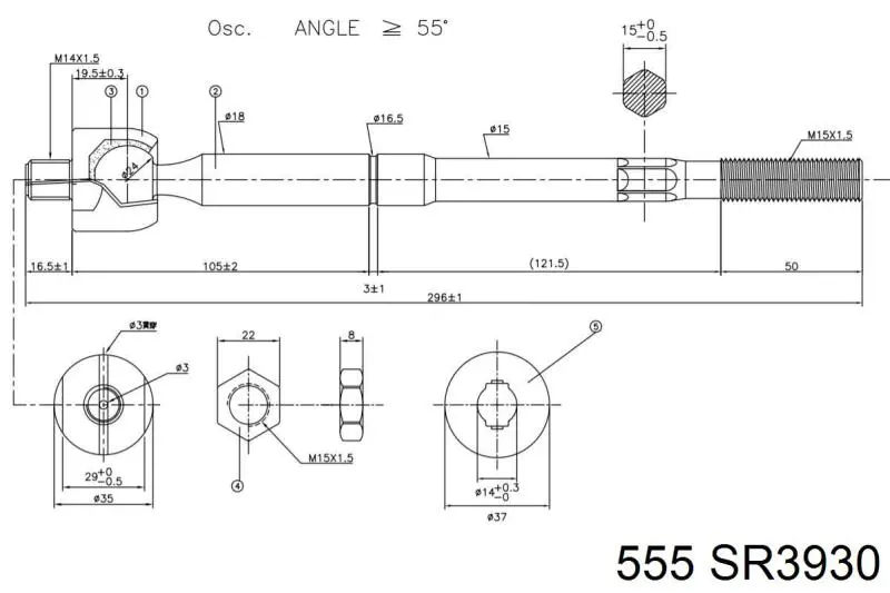 SR3930 555