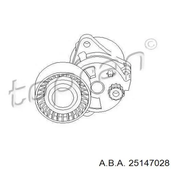 25147028 A.b.a Ролик натяжителя ремня агрегатов