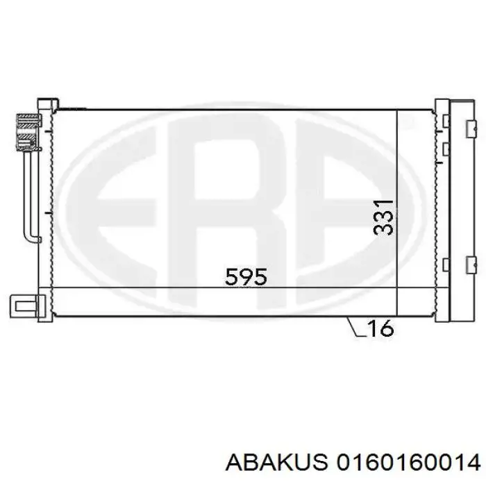 Конденсатор кондиционера Depo/Loro/Abakus 0160160014 цена, от 62.15 USD