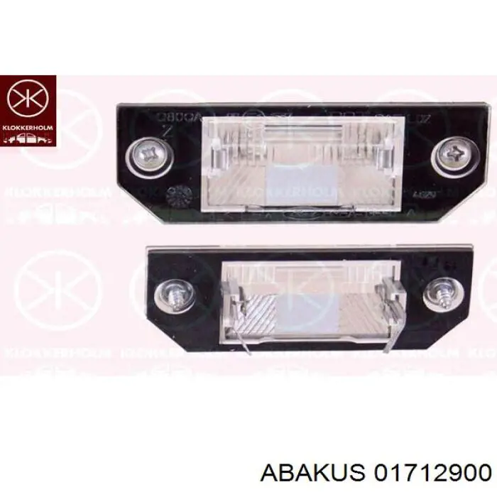 Фонарь подсветки заднего номера Depo/Loro/Abakus 01712900 цена, от 4.33 USD