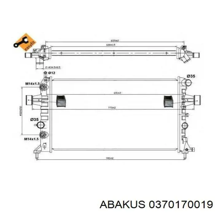 037-017-0019 Abakus радиатор