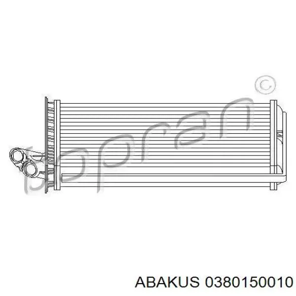 Радиатор печки (отопителя) на Peugeot Expert 224