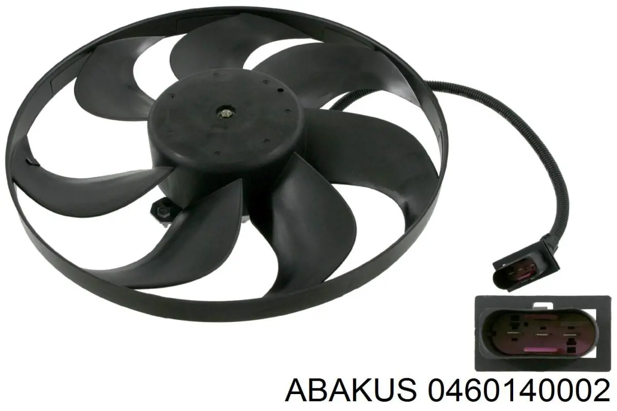 0460140002 Abakus электровентилятор охлаждения в сборе (мотор+крыльчатка)