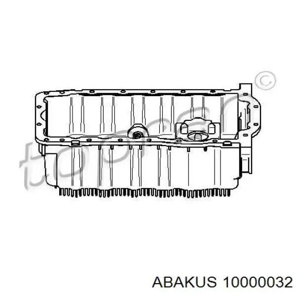 Поддон двигателя 10000032 Abakus