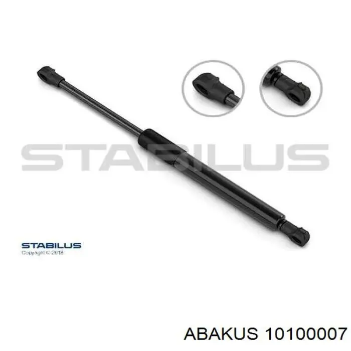 Амортизатор багажника 6060AB Polcar