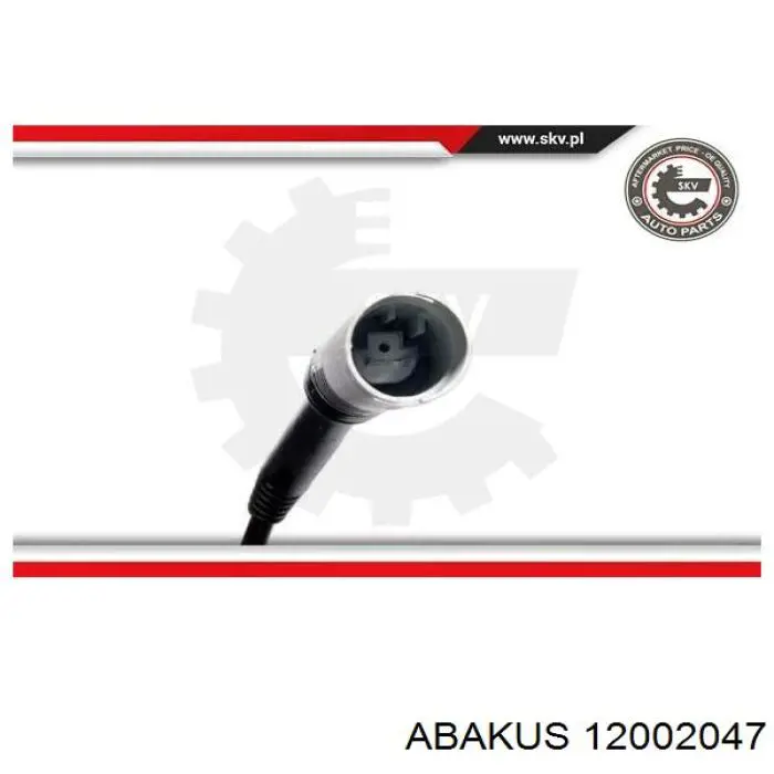 Sensor ABS delantero 12002047 Abakus