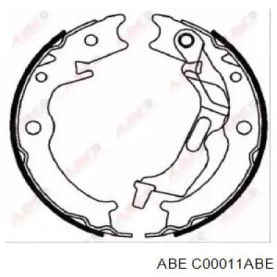 Колодки стояночного тормоза ABE C00011ABE