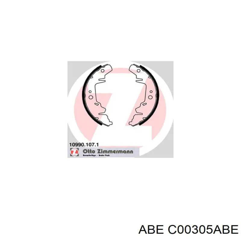 C00305ABE ABE Барабанные тормозные колодки