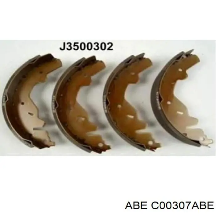 Купить C00307ABE ABE Задние барабанные тормозные колодки