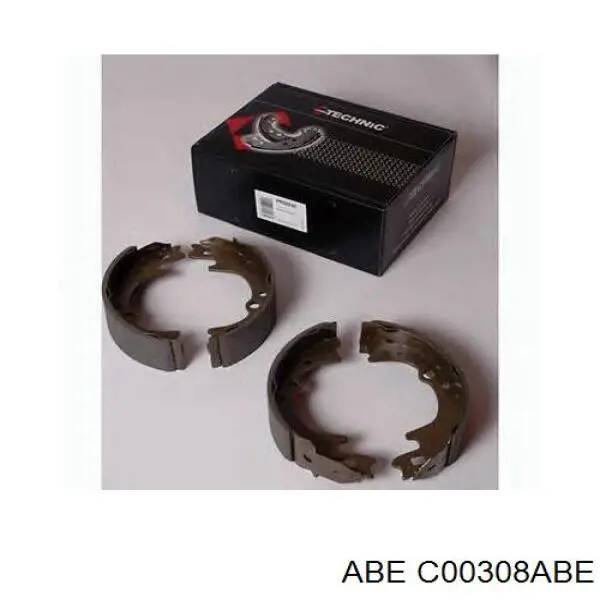 Купить C00308ABE ABE Задние барабанные тормозные колодки