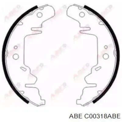 Тормоза рабочие задние ножные и тормозные барабаны ABE C00318ABE цена, от 27.07 USD