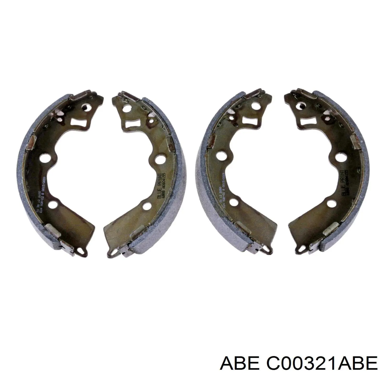 Задние барабанные колодки C00321ABE ABE