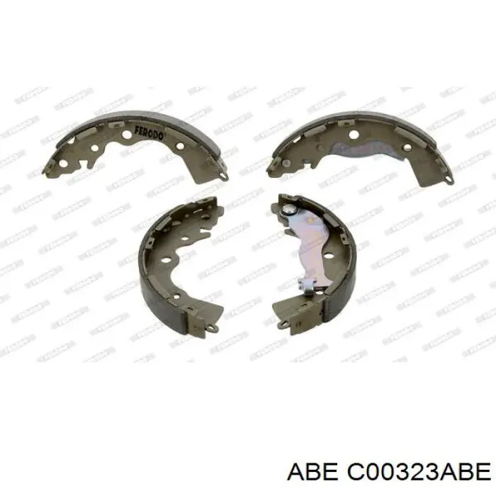 Задние барабанные колодки C00323ABE ABE