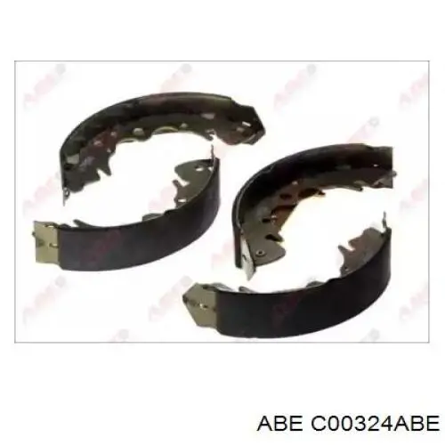 Купить C00324ABE ABE Задние барабанные тормозные колодки