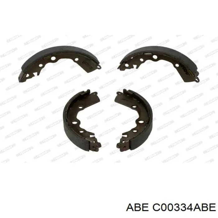 Тормоза рабочие задние ножные и тормозные барабаны ABE C00334ABE цена, от 17.20 USD