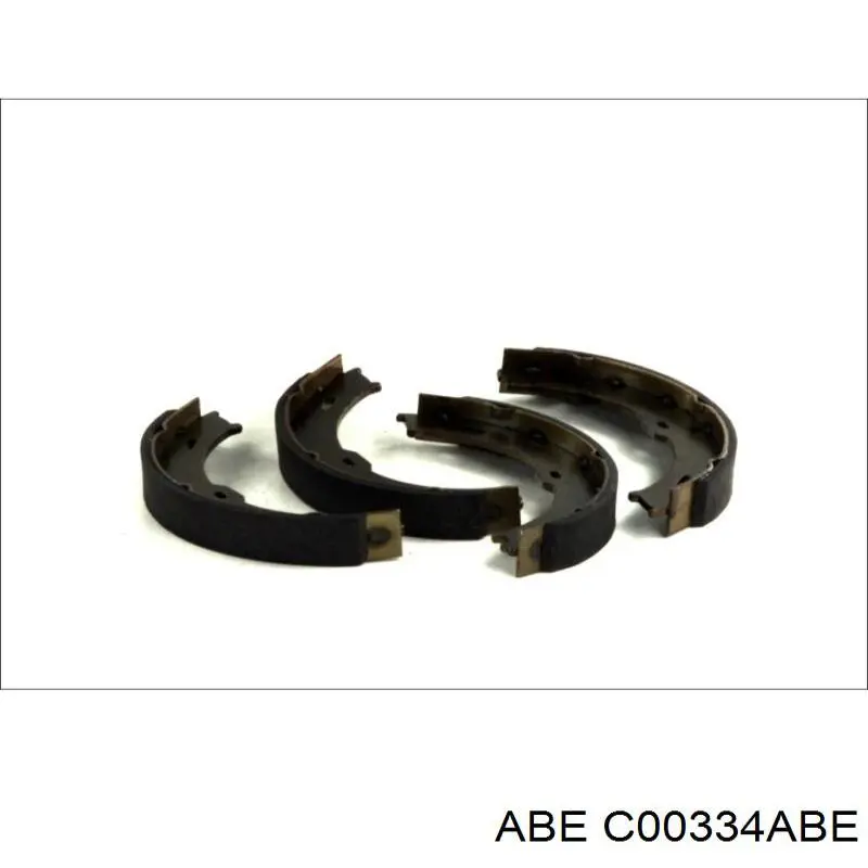 Купить C00334ABE ABE Задние барабанные тормозные колодки