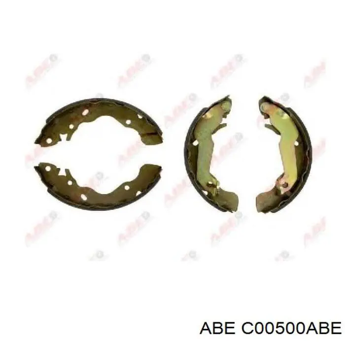 C00500ABE ABE Барабанные тормозные колодки