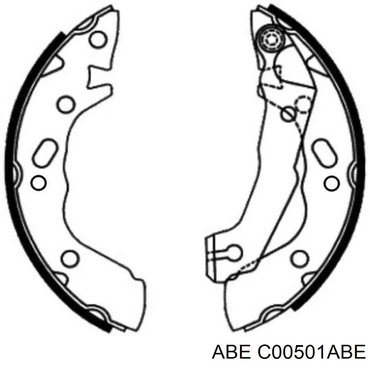 Колодки ABE C00501ABE цена, от 18.52 USD