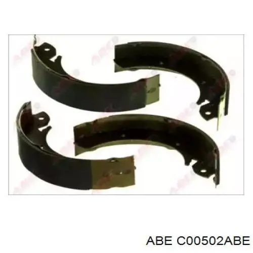 Задние барабанные колодки C00502ABE ABE