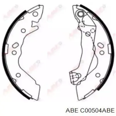 Задние барабанные колодки C00504ABE ABE