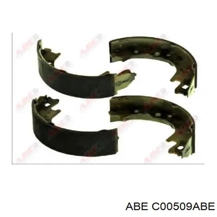 Задние барабанные колодки C00509ABE ABE