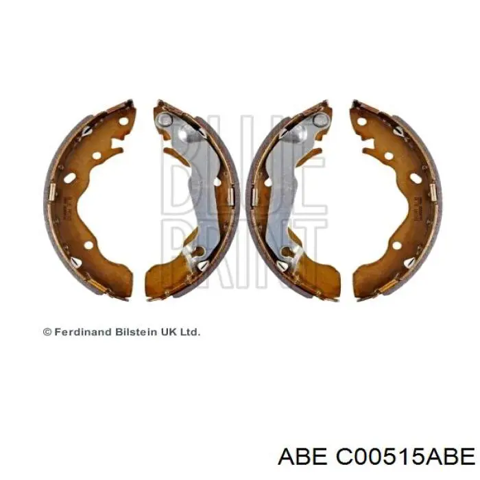 Задние барабанные колодки C00515ABE ABE
