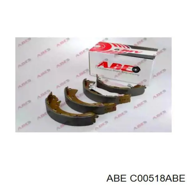 Задние барабанные колодки C00518ABE ABE