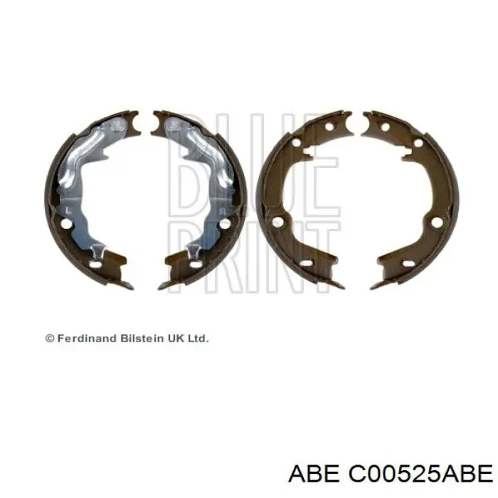 Купить C00525ABE ABE Колодки ручника/стояночного тормоза