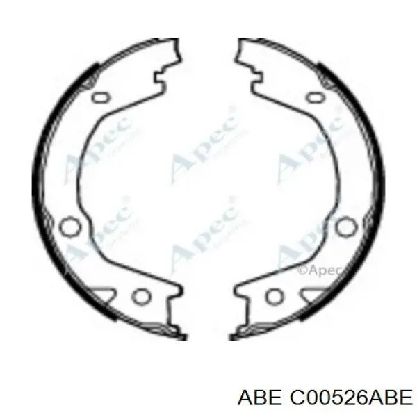 Колодки ручника/стоянкового гальма C00526ABE ABE