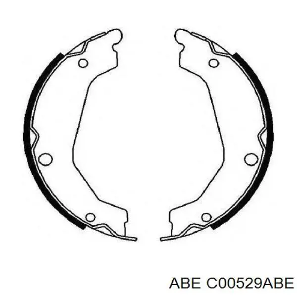 Колодки ручника C00529ABE ABE