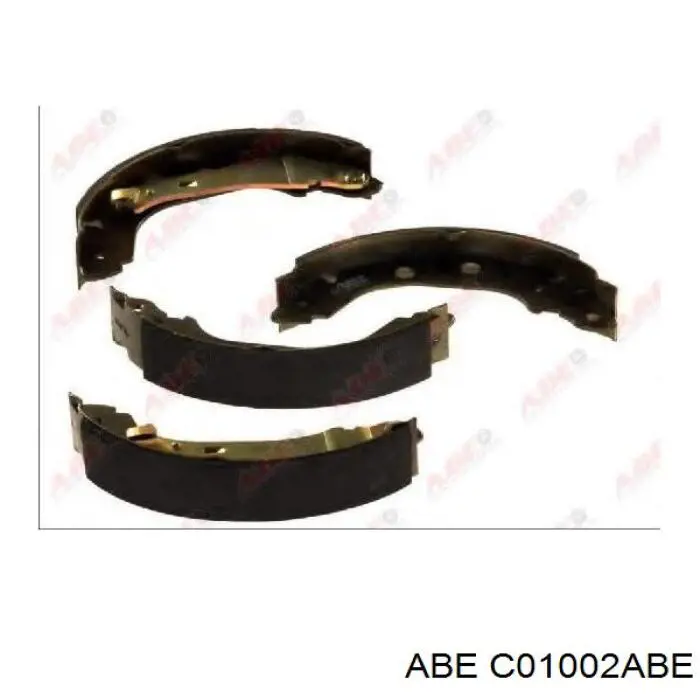 Купить C01002ABE ABE Задние барабанные тормозные колодки