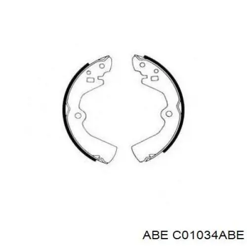 Барабанные колодки ABE C01034ABE