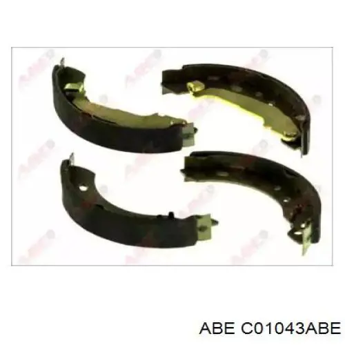 Задние барабанные колодки C01043ABE ABE