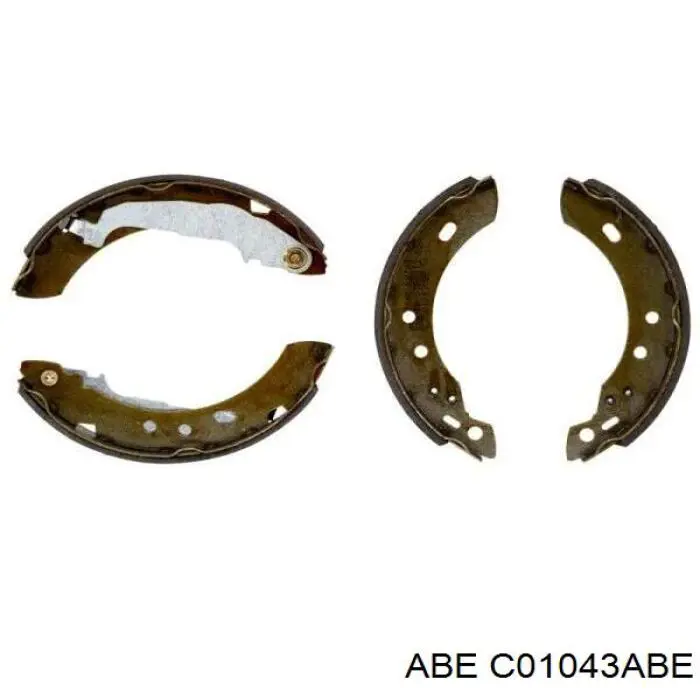 Купить C01043ABE ABE Задние барабанные тормозные колодки
