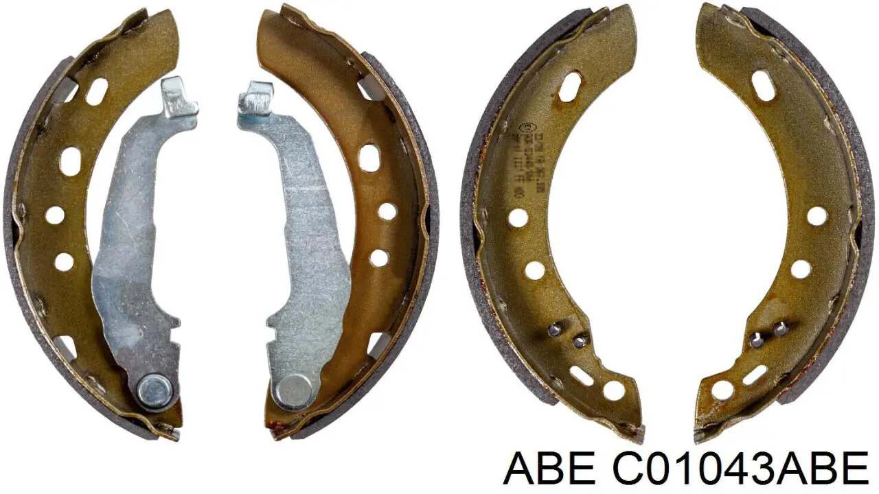 Задние барабанные колодки C01043ABE ABE