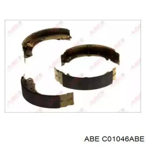 Купить C01046ABE ABE Задние барабанные тормозные колодки