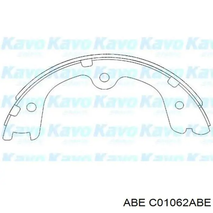 C01062ABE ABE Тормозные колодки ручника